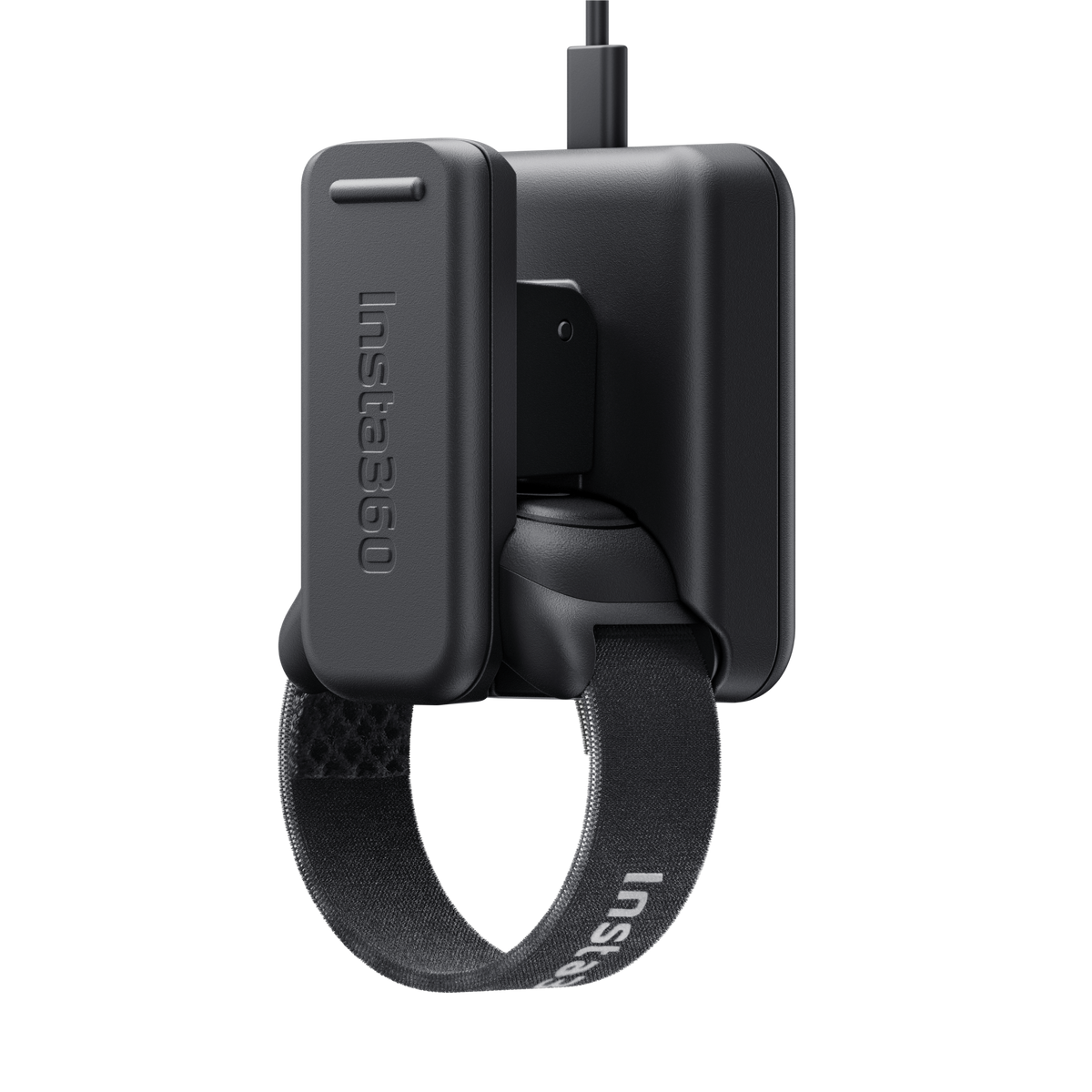 Insta360 Ring Remote charging clip attached