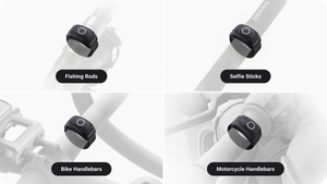 Insta360 Ring Remote included strap mounting examples