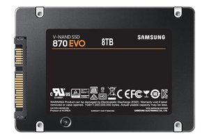 Samsung 870 EVO SATA 2.5-inch SSD, manufacturer product view