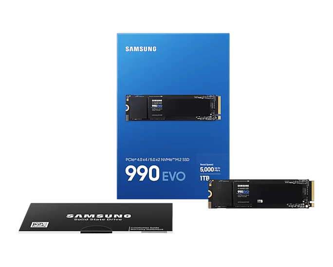 Samsung 990 EVO PCIe 4.0 NVMe M.2 SSD - ACE Peripherals