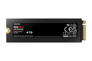 Samsung 990 PRO with Heatsink 4TB underside