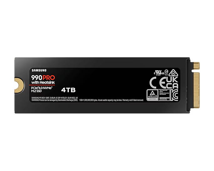 Samsung 990 PRO with Heatsink NVMe M.2 SSD - ACE Peripherals