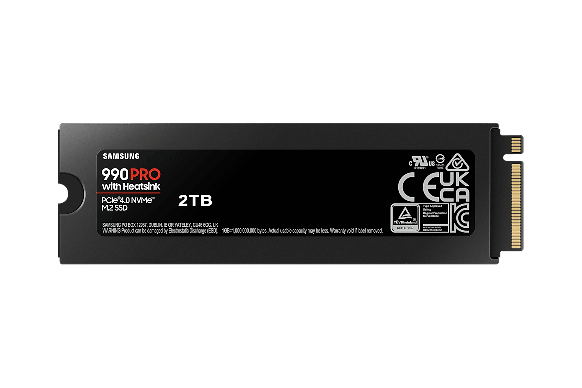 Samsung 990 PRO with Heatsink NVMe M.2 SSD - ACE Peripherals