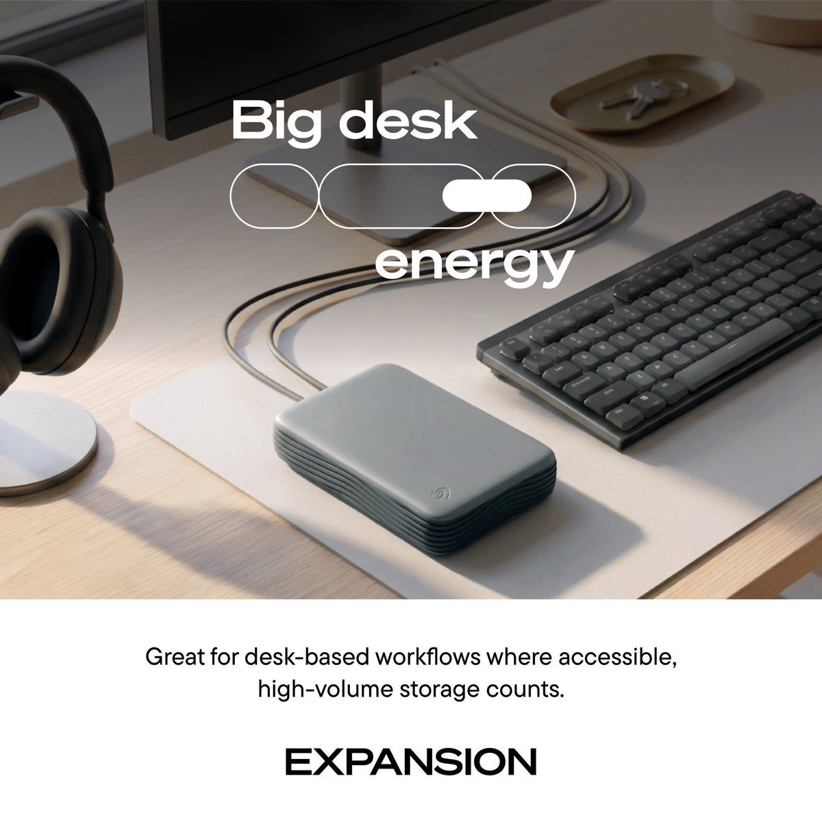 Seagate Expansion Desktop USB-C External Hard Drive - ACE Peripherals