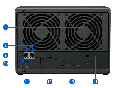 Synology DS1525+ DiskStation 5 - Bay 2.5GbE Tower NAS - ACE Peripherals