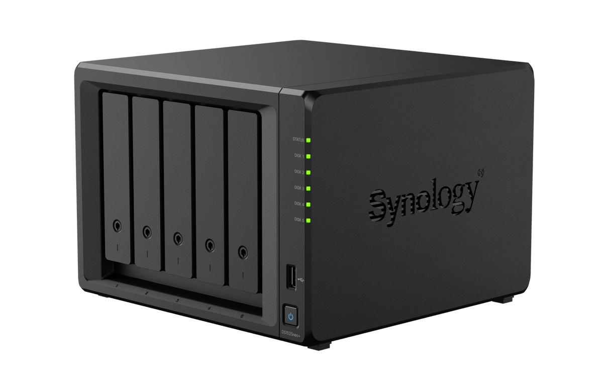 Synology DS1525neo+ DiskStation 5-Bay 2.5GbE Tower NAS - ACE Peripherals