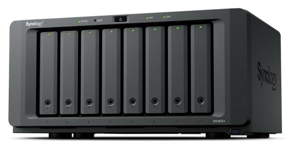 Synology DS1825+ DiskStation 8 - Bay 2.5GbE Tower NAS with NVMe M.2 Slot - ACE Peripherals