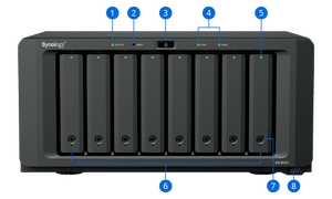 Synology DS1825+ DiskStation 8 - Bay 2.5GbE Tower NAS with NVMe M.2 Slot - ACE Peripherals