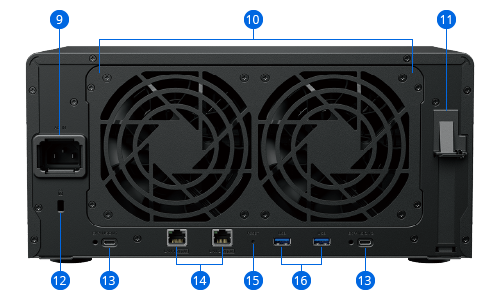 Synology DS1825+ DiskStation 8 - Bay 2.5GbE Tower NAS with NVMe M.2 Slot - ACE Peripherals