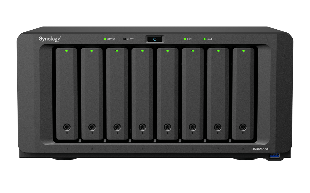 Synology DS1825neo+ DiskStation 8-Bay 2.5GbE Tower NAS - ACE Peripherals