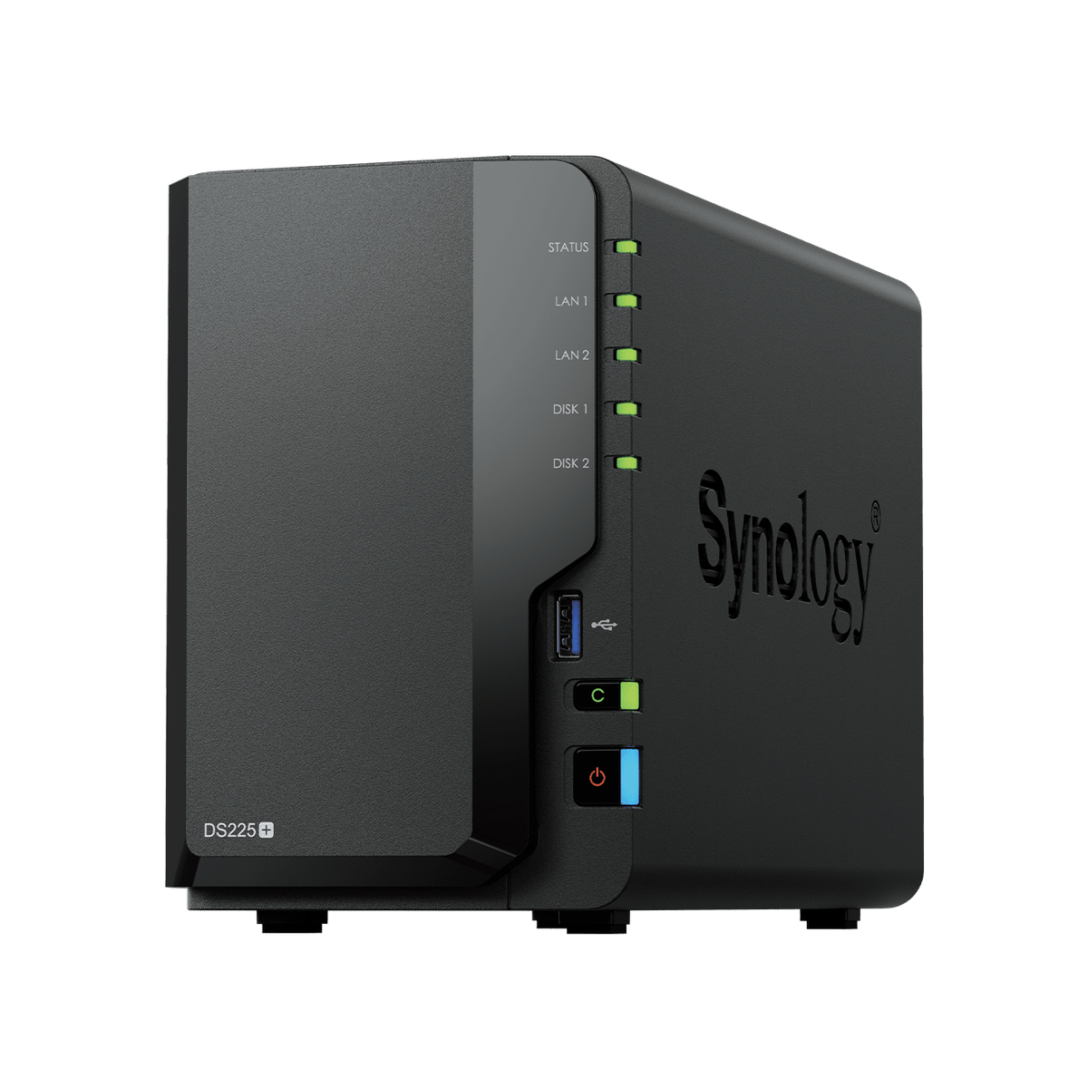 Synology DS225+ DiskStation 2 - Bay 2.5GbE Tower NAS - ACE Peripherals