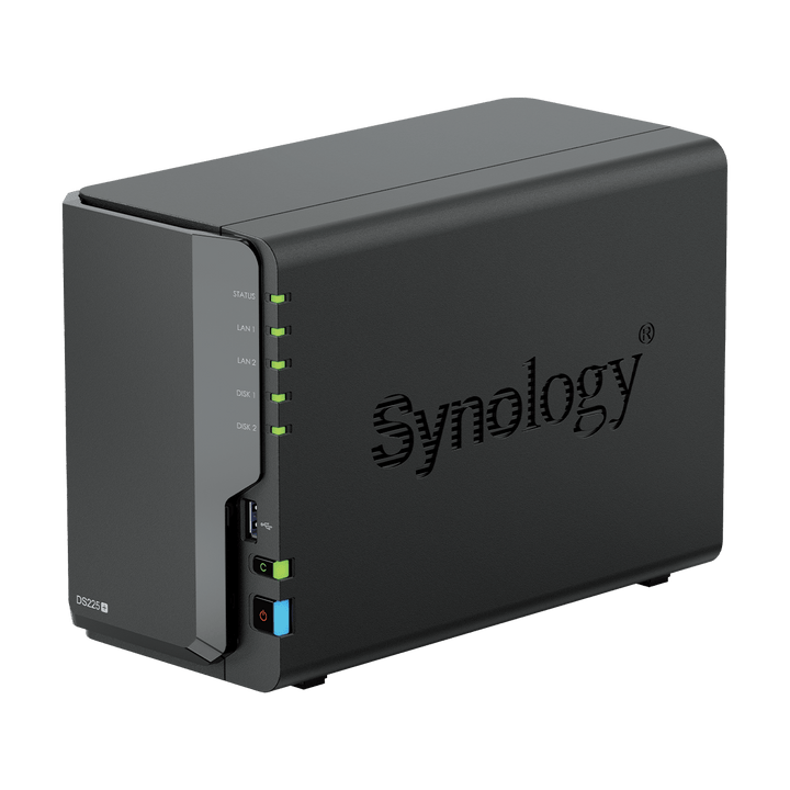 Synology DS225+ DiskStation 2 - Bay 2.5GbE Tower NAS - ACE Peripherals