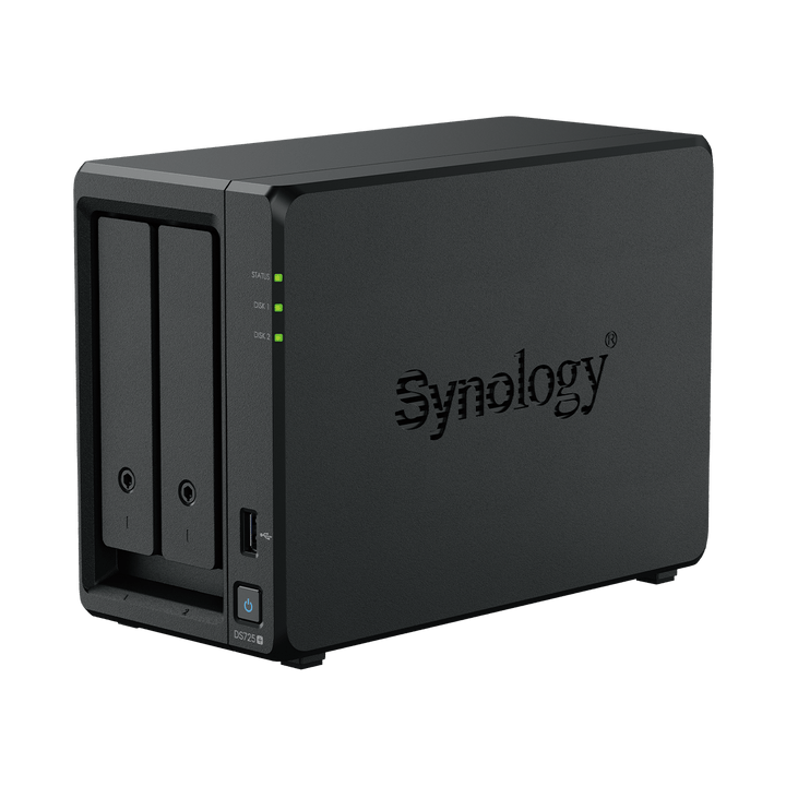 Synology DS725+ DiskStation 2 - Bay 2.5GbE Tower NAS - ACE Peripherals