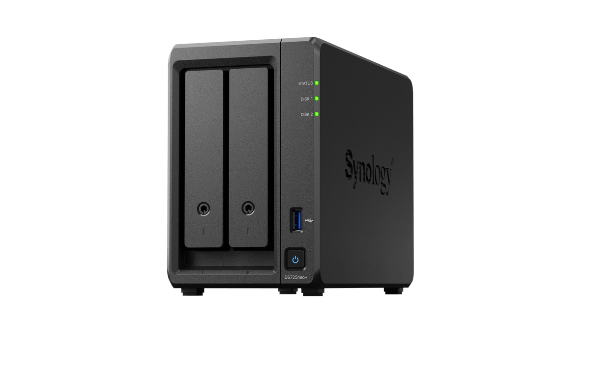 Synology DS725neo+ DiskStation 2-Bay 2.5GbE Tower NAS - ACE Peripherals