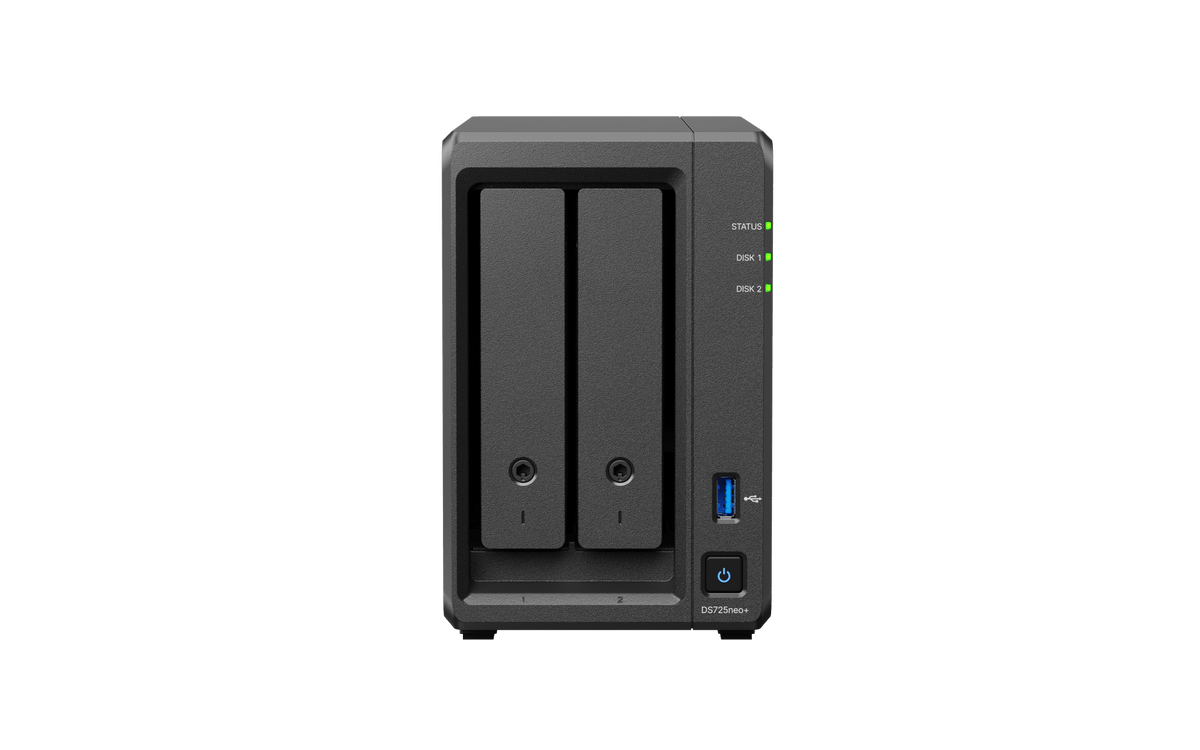 Synology DS725neo+ DiskStation 2-Bay 2.5GbE Tower NAS - ACE Peripherals