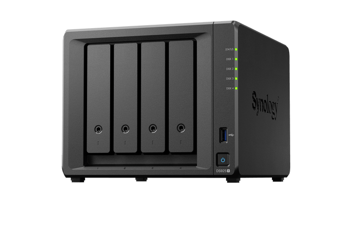 Synology DS925+ 4-Bay NAS with 2.5GbE and NVMe Caching