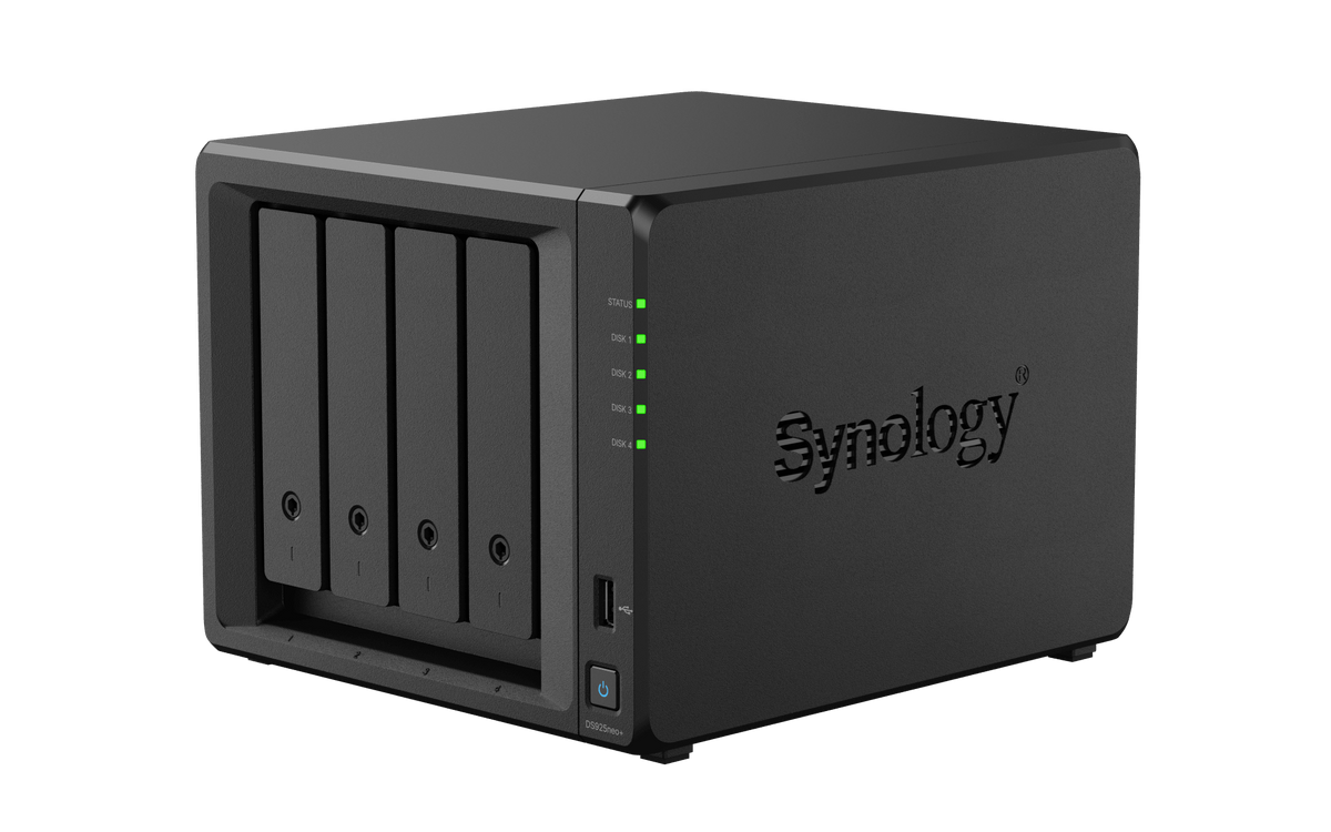 Synology DS925neo+ DiskStation 4-Bay 2.5GbE Tower NAS - ACE Peripherals