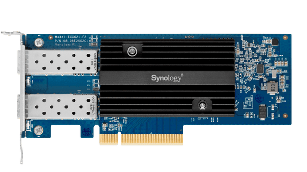 Synology E10G21-F2 Dual-port 10GbE SFP+ Ethernet PCIe Expansion Card - ACE Peripherals