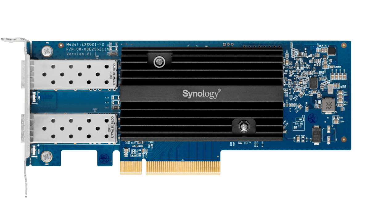 Synology E25G30-F2 Dual-Port 25GbE SFP28 Ethernet PCIe Expansion Card - ACE Peripherals