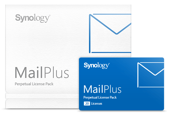 Synology MailPlus Email Accounts License Pack (Perpetual 5/20 - Client) - ACE Peripherals