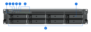 Synology RS1226+ RackStation 8-Bay 2.5GbE Rackmount NAS - ACE Peripherals