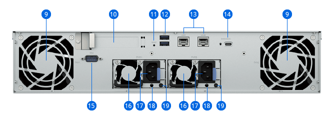 Synology RS1226RP+ RackStation 8-Bay 2.5GbE Rackmount NAS with Redundant Power Supply - ACE Peripherals