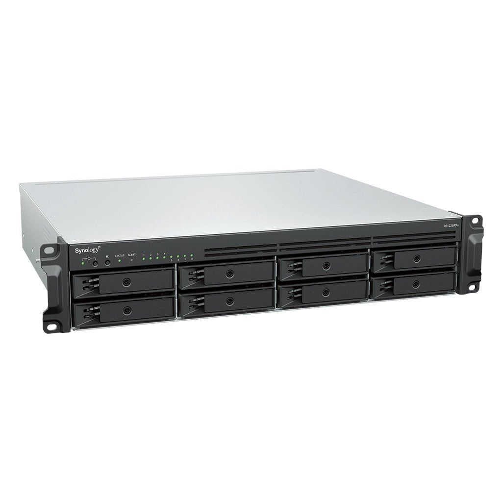 Synology RS1226RP+ RackStation 8-Bay 2.5GbE Rackmount NAS with Redundant Power Supply - ACE Peripherals