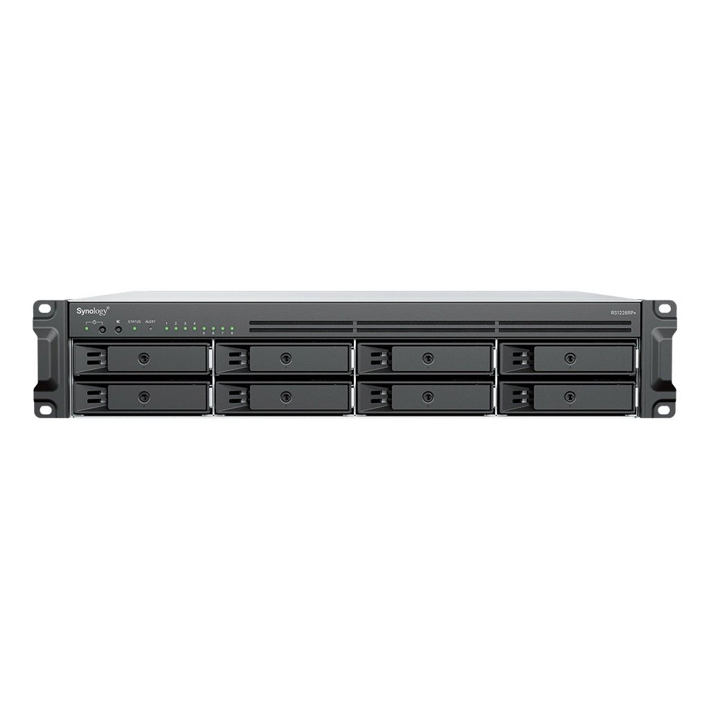 Synology RS1226RP+ RackStation 8-Bay 2.5GbE Rackmount NAS with Redundant Power Supply - ACE Peripherals