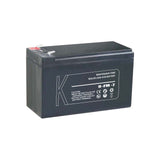 Tough 6-FM-7 12V 7Ah sealed lead-acid AGM backup battery, front view