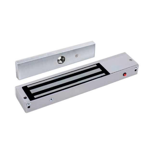 Tough 600 lb electromagnetic door lock and armature plate