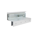 Tough Full-Glass Electromagnetic Door Lock Bracket, aluminium full-glass EM-lock bracket set, angled view