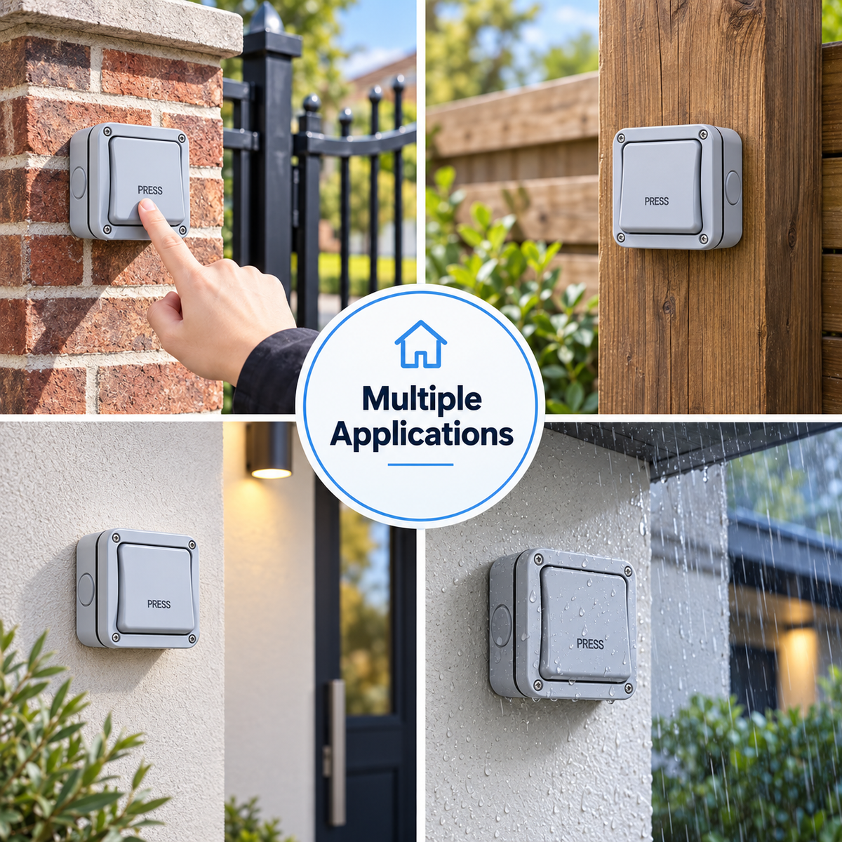 Tough Outdoor Push-to-Exit Door Release Button - ACE Peripherals