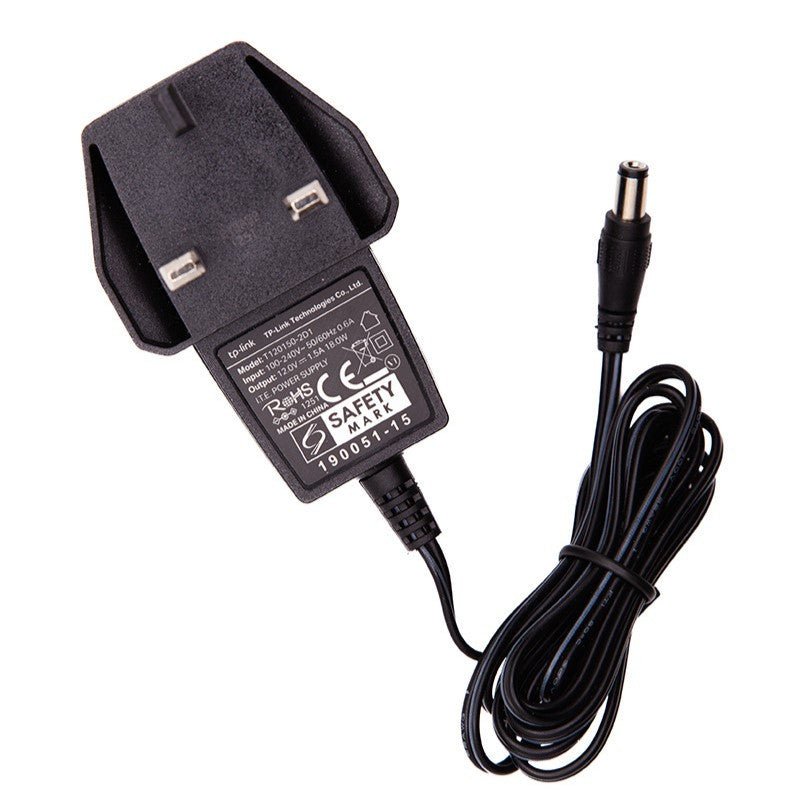 TP - Link 120150 - 2D1 12V 1.5A 18W UK DC Power Adapter Plug For Omada Vigi Festa Tapo Deco Archer - ACE Peripherals