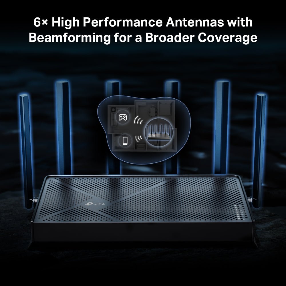 TP - Link Archer BE400 BE6500 Dual - Band Wi - Fi 7 Router - ACE Peripherals