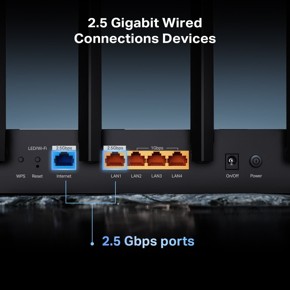 TP - Link Archer BE400 BE6500 Dual - Band Wi - Fi 7 Router - ACE Peripherals