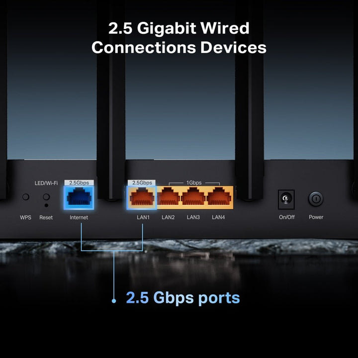 TP - Link Archer BE400 BE6500 Dual - Band Wi - Fi 7 Router - ACE Peripherals