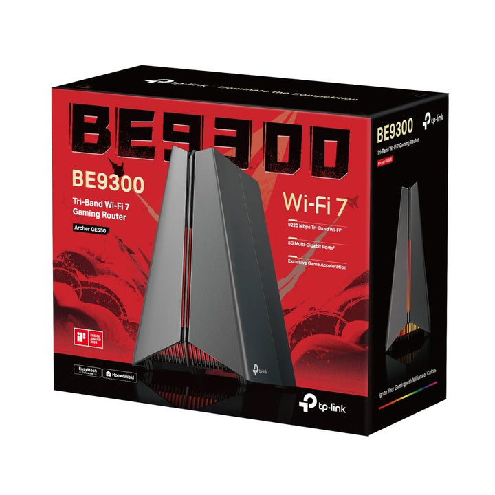 TP - Link Archer GE550 BE9300 Tri - Band Wi - Fi 7 Gaming Router - ACE Peripherals