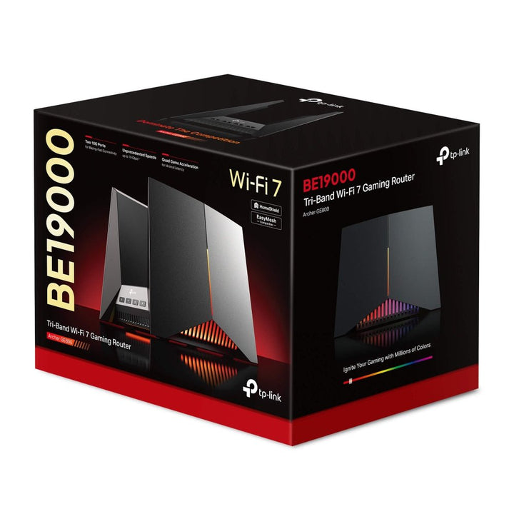 TP - Link Archer GE800 BE19000 Tri - Band Wi - Fi 7 Gaming Router - ACE Peripherals