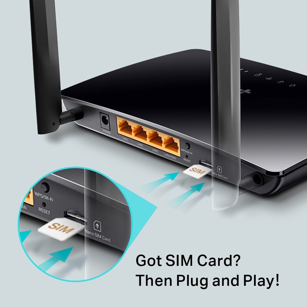 TP - Link Archer MR402 4G LTE AC1200 Dual Band Mesh Router - ACE Peripherals