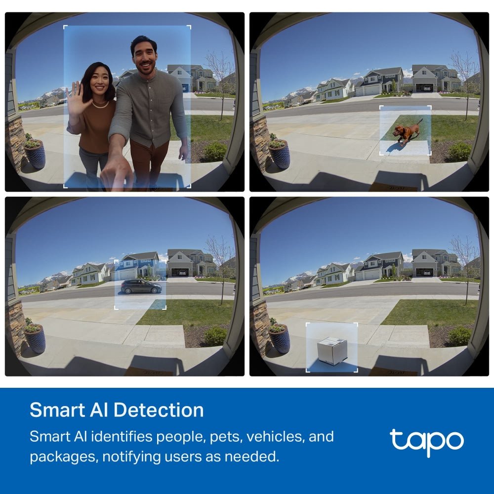 TP - Link D235 Tapo Smart AI Video Doorbell 2K 5MP Camera - ACE Peripherals