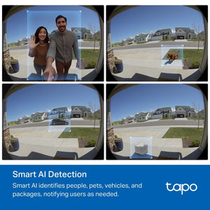TP - Link D235 Tapo Smart AI Video Doorbell 2K 5MP Camera - ACE Peripherals