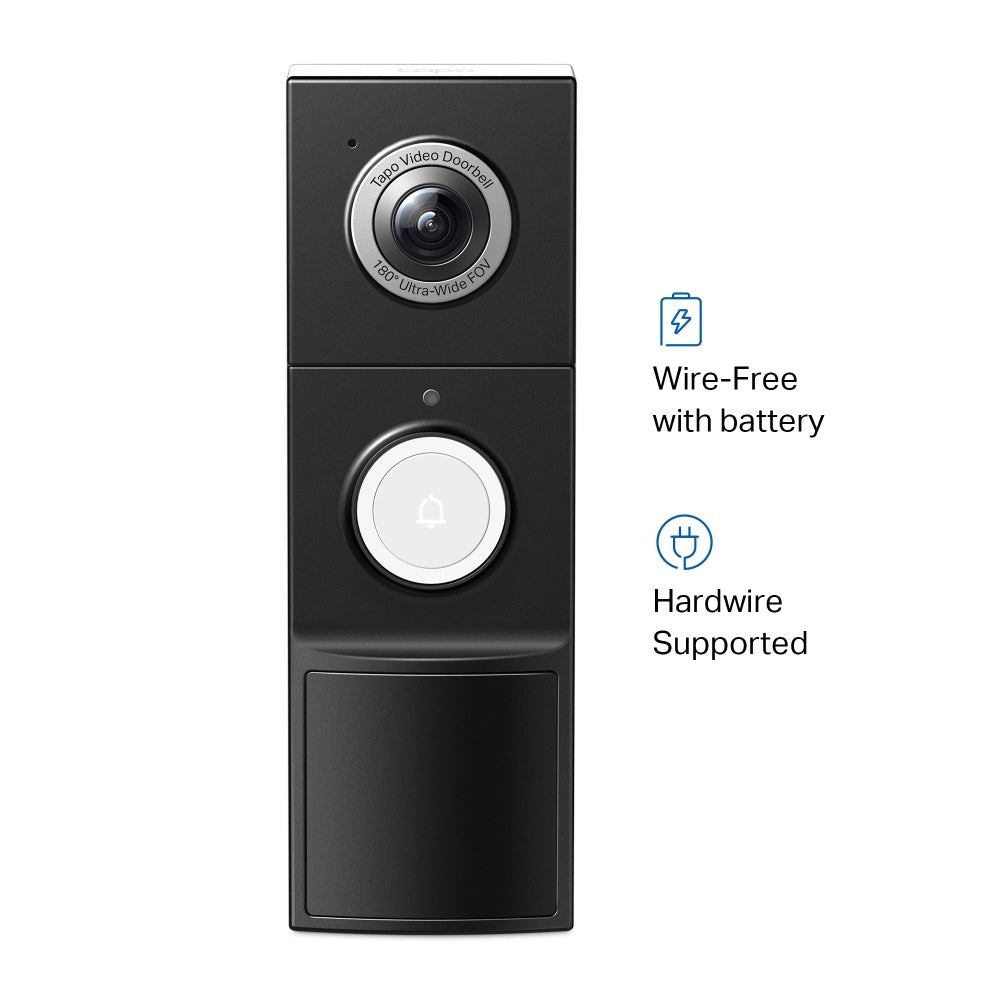 TP - Link D235 Tapo Smart AI Video Doorbell 2K 5MP Camera - ACE Peripherals