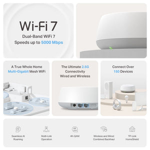 TP - Link Deco BE25 Pro BE5000 Whole Home Mesh WiFi 7 - ACE Peripherals