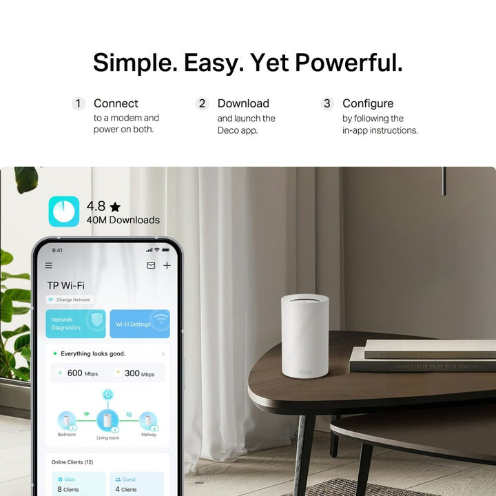 TP - Link Deco BE68 BE14000 Tri - Band Whole Home Mesh WiFi 7 System - ACE Peripherals