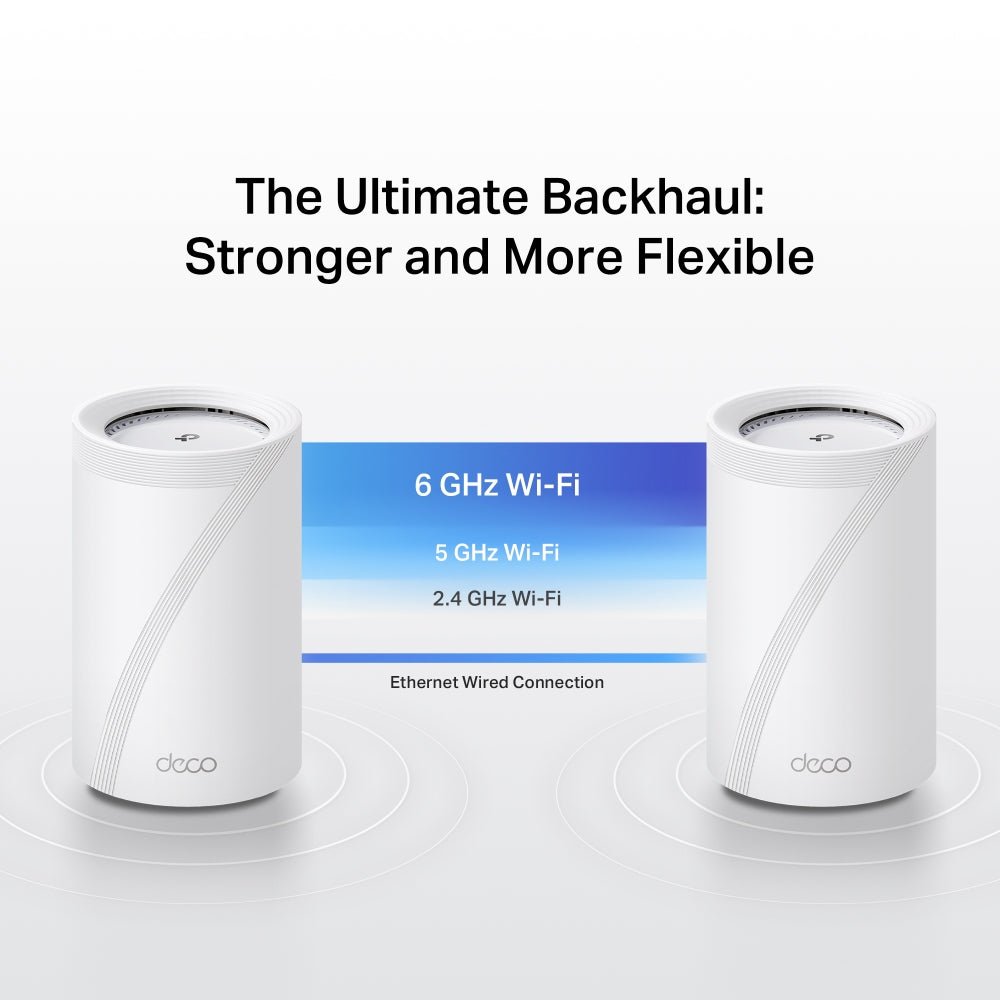 TP - Link Deco BE68 BE14000 Tri - Band Whole Home Mesh WiFi 7 System - ACE Peripherals