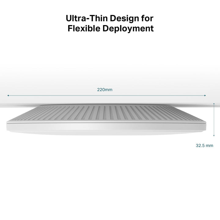 TP-Link EAP770 BE11000 Ceiling Mount Tri-Band Wi-Fi 7 Access Point - ACE Peripherals