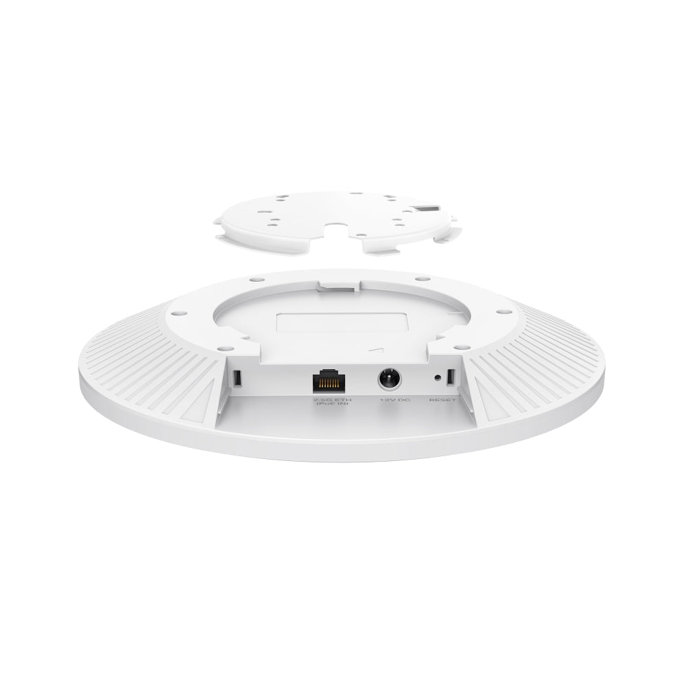 TP-Link EAP770 Tri-Band Wi-Fi 7 Ceiling Mount Access Point with Power Adapter - ACE Peripherals