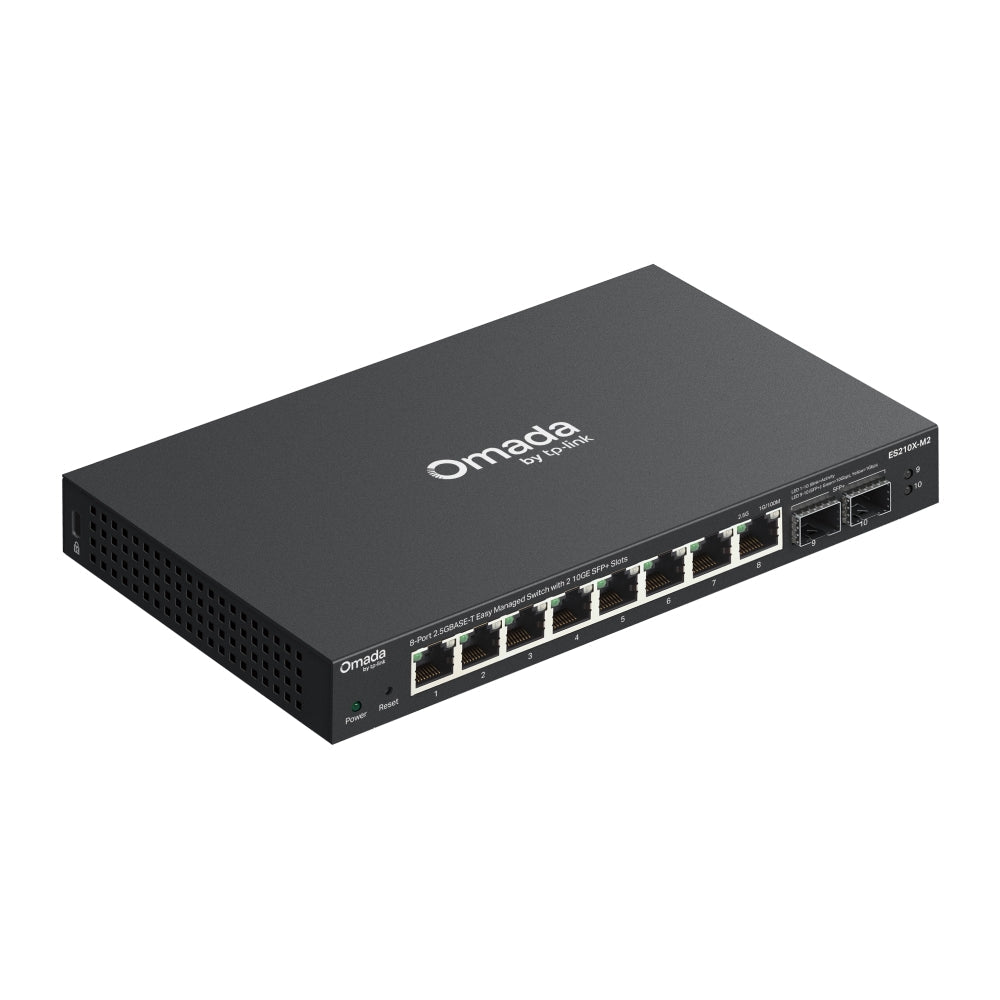 TP-Link ES210X-M2 Omada 8-Port 2.5G Easy Managed Switch with 2 10GE SFP+ Slots - ACE Peripherals