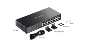TP-Link ES220GP Omada 20-Port Gigabit Easy Managed Switch with 16-Port PoE+ - ACE Peripherals