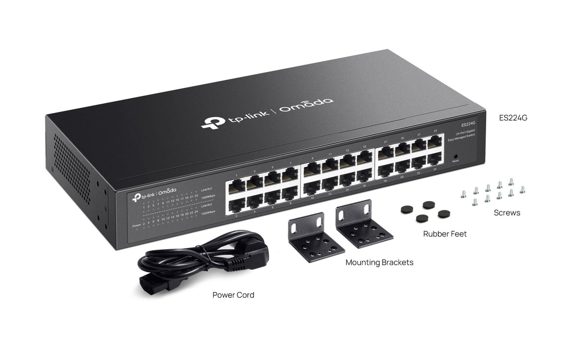 TP - Link ES224G Omada 24 - Port Gigabit Easy Managed Switch - ACE Peripherals